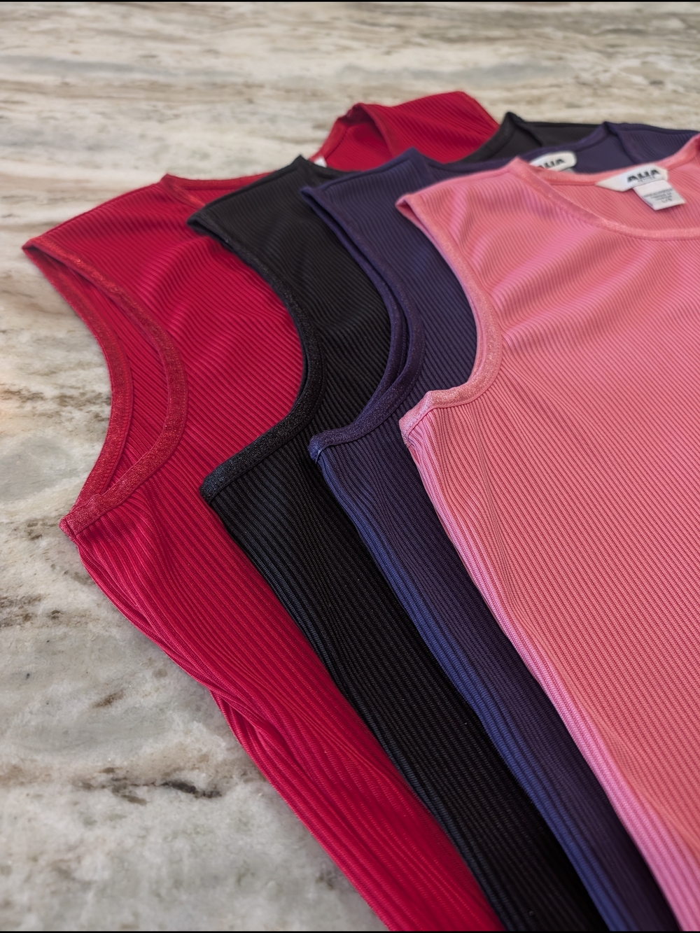 Alia Ribbed Tank Top Set - Picture 3 of 4